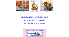 Desktop Screenshot of cinemasirens.com